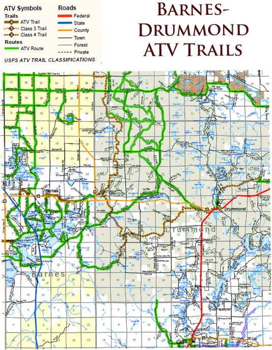BarnesDrummond area ATV trails